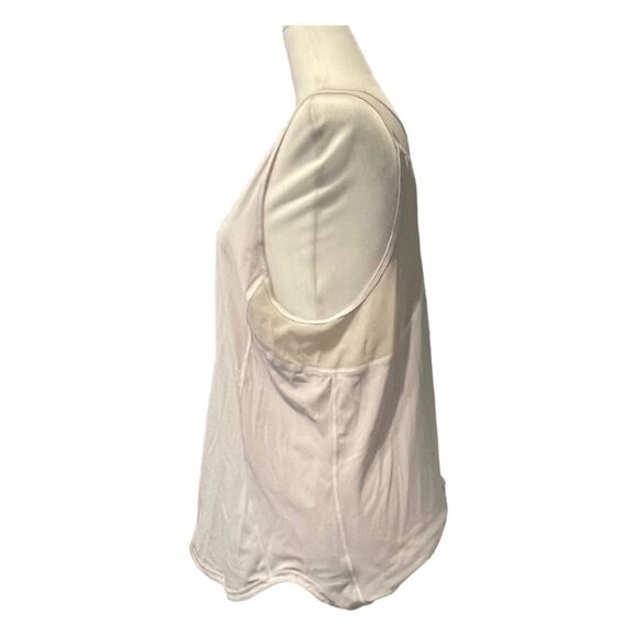 Lululemon Athletica Sculpt Tank Top II Off White Mesh Panels 10 - Picture 4 of 7